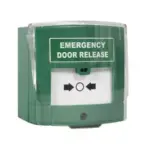 Emergency Break Glass Emergency Door Release GREEN EMERGENCY BREAK GLASS EDR 1N