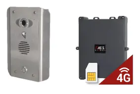 AES Praetorian Guard Stainless Steel Intercom PRAE-AS-4G