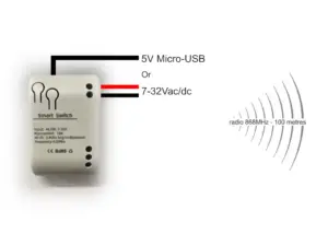 1 CHANNEL WIFI SMART SWITCH WITH EXTENSION