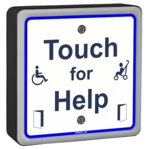 Touch For Assistance Sensor Touch For Help Square Touch For Assistance Switch