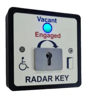 Radar Key Toilet Entry Lock System. Disabled Toilet Radar Key System