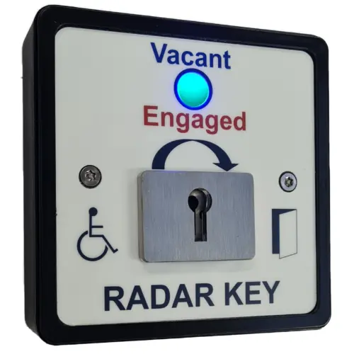 Radar Key Toilet Entry Lock System. Disabled Toilet Radar Key System