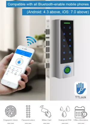 Multi-functional Access control system Bluetooth & Wi Fi Access Control