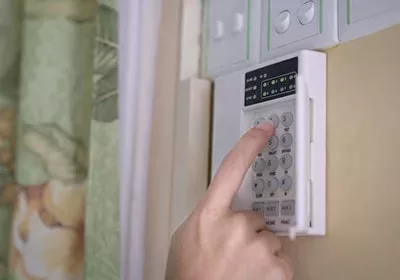 electronic keypad door entry