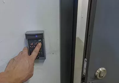 surface keypad door entry