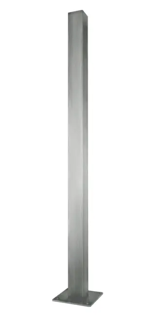 Pedestrian Height Square Stainless Steel Post Post-SS- PED