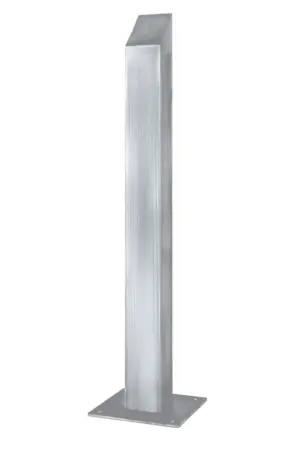 Square Stainless Steel Post With Angled Top