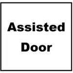 Assisted Door Sticker