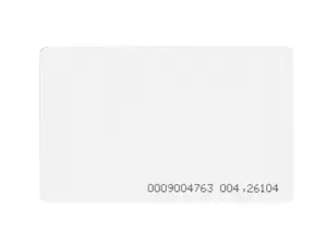 numbered proximity cards