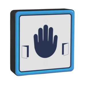 Illuminated door sensor automatic door