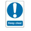 KEEP CLEAR STICKERS