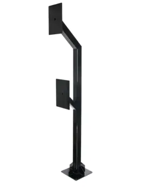 dual height post - gooseneck post POST-MG-D