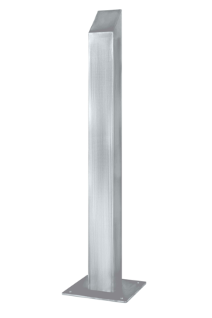 Square Stainless Steel Post With Angled Top