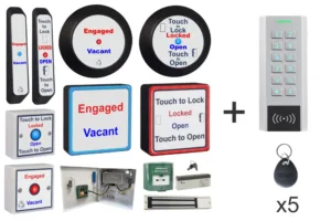 SECURE TOILET DOOR ENTRY