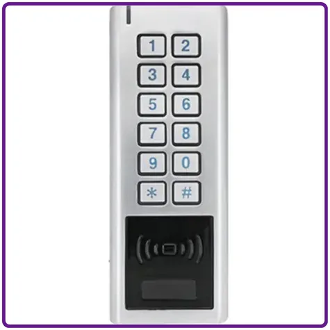 Keypad entry system connected to automatic door access control during automatic door maintenance