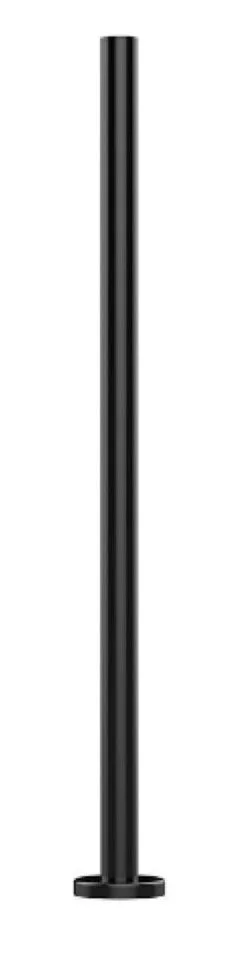 black stainless steel post