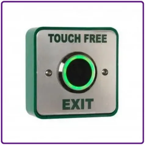 exit button for "	
contactless door entry system