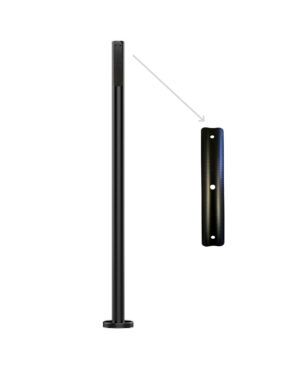 black post with architrave adaptor