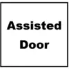 Assisted Door Sticker