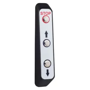 Narrow 868MHz push button to control a roller shutter. Roller shutter wireless push button