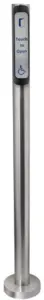 Automatic Door Access Control Post - stainless steel post Stainless Steel Post for Mounting Architrave Sensors
