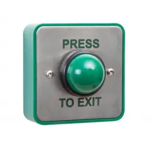 EBGBWC02/PTE Press to Exit button - green dome button - door release button