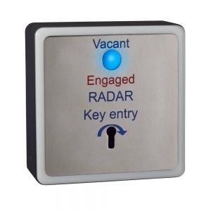 Square Radar Lock Toilet Entry Switch SQRADAR