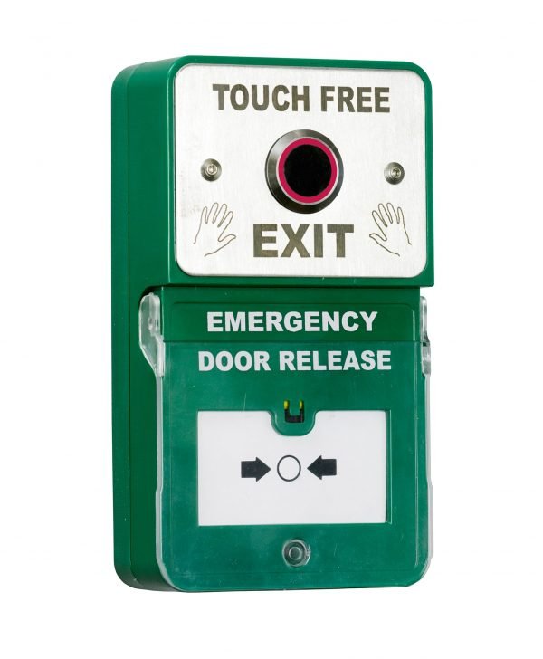 Touch free exit button du-nt/tf